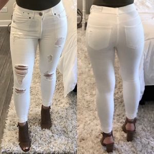 Express High-Rise Ankle Denim